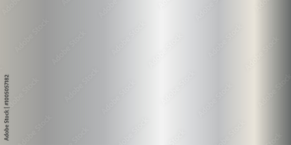 Silver foil background with metal mirror texture. Chrome gradient surface with light gloss. Vector aluminum grey sheet with reflection. Platinum and titanium abstract cold bg Vector illustration EPS10 Silver foil background with metal mirror texture. Chrome gradient surface with light gloss. Vector aluminum grey sheet with reflection. Platinum and titanium abstract cold bg Vector illustration EPS10
