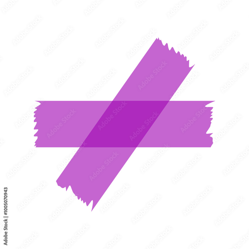 Pink Transparent Masking Tape. Vector Illustration Pink Transparent Masking Tape. Vector Illustration