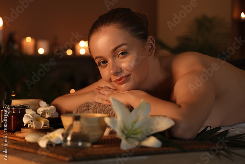 Beautiful young woman relax...