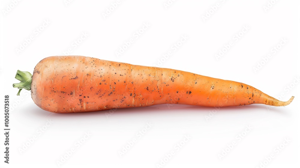 Freshly Harvested Carrot with Dirt Freshly Harvested Carrot with Dirt