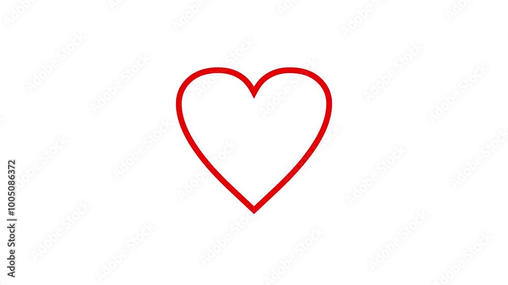 love icon Animated silver linear pounding heart. Looped video of beating heart. love icon Animated silver linear pounding heart. Looped video of beating heart.