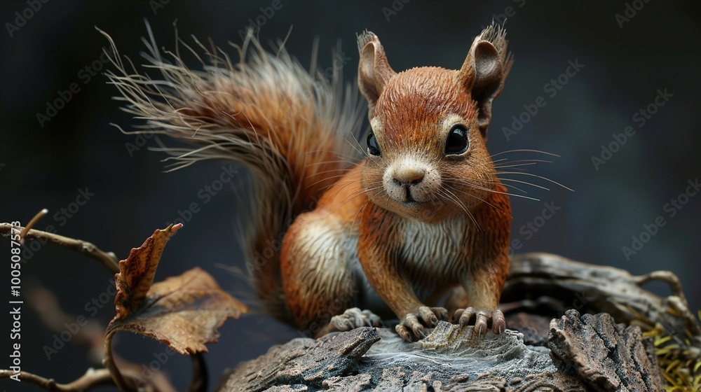 Adorable Red Squirrel Close-Up Photography Adorable Red Squirrel Close-Up Photography