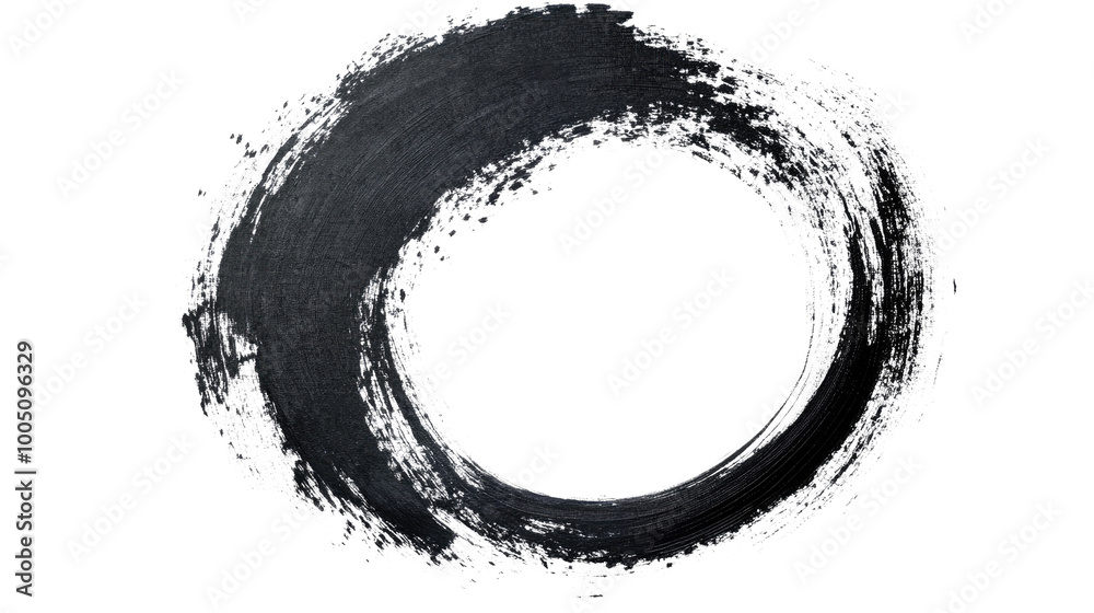 circle brush stroke on transparent background circle brush stroke on transparent background