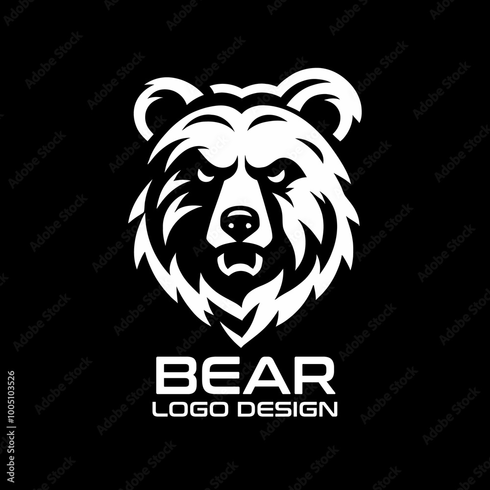 Bear Vector Logo Design Bear Vector Logo Design