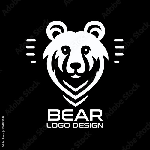 Bear Vector Logo Design photo