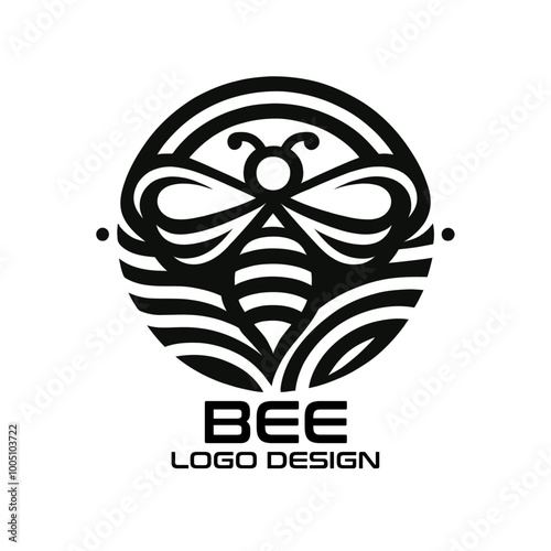 Bee Vector Logo Design