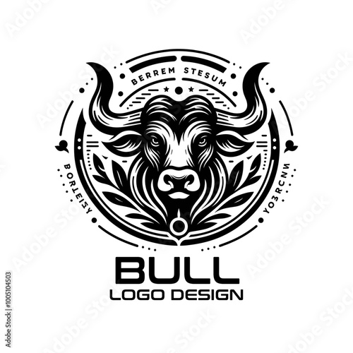 Bull Vector Logo Design