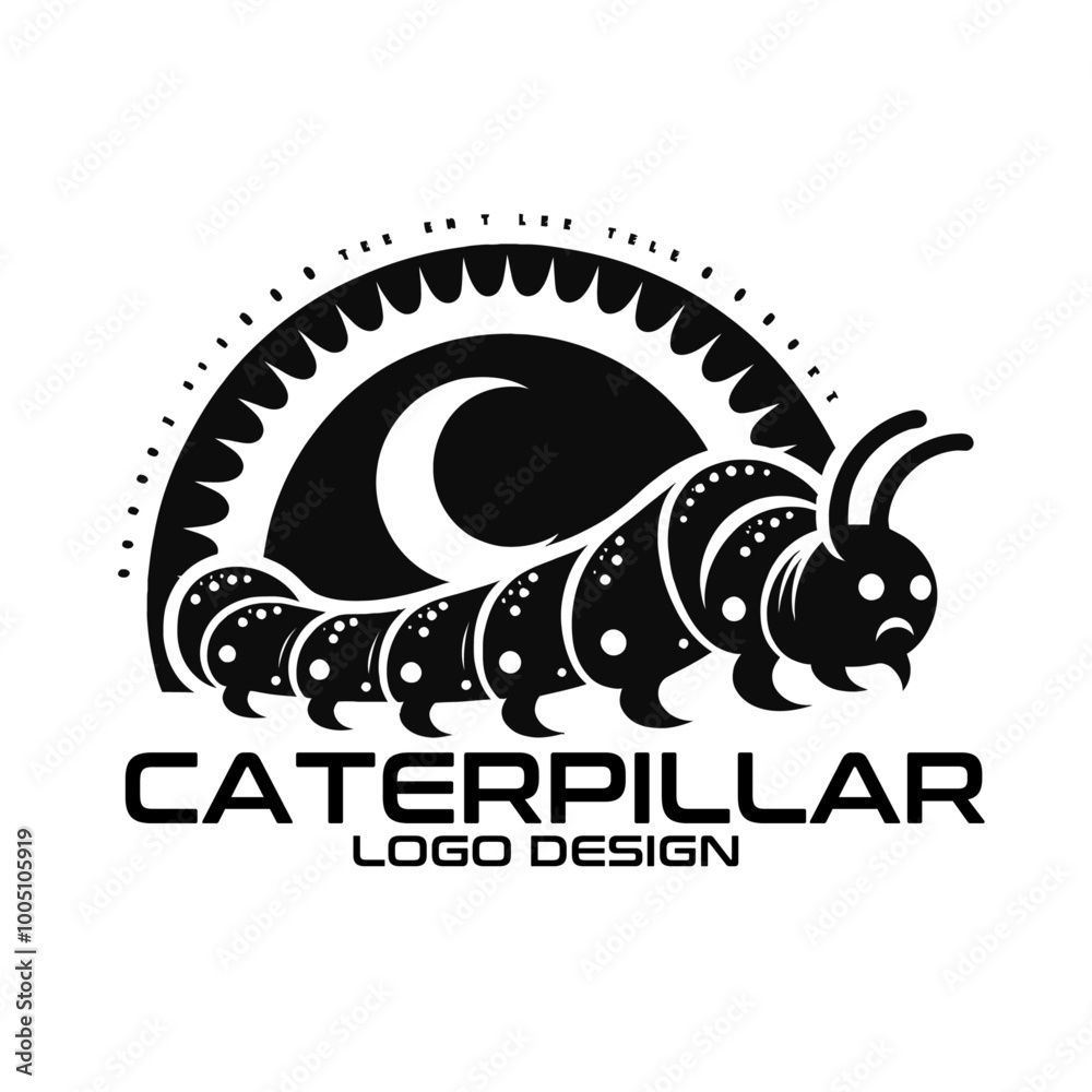 Caterpillar Vector Logo Design