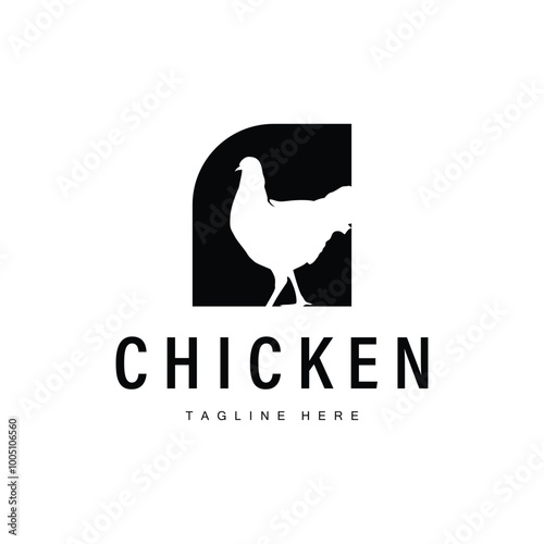 Chicken logo farm animal livestock chicken farm design fried chicken restaurant