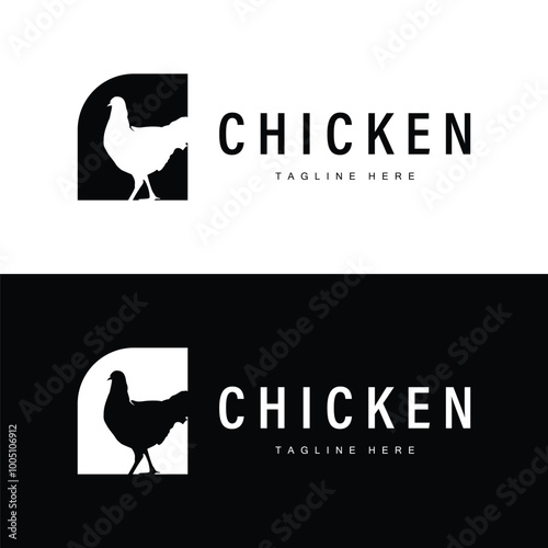 Chicken logo farm animal livestock chicken farm design fried chicken restaurant