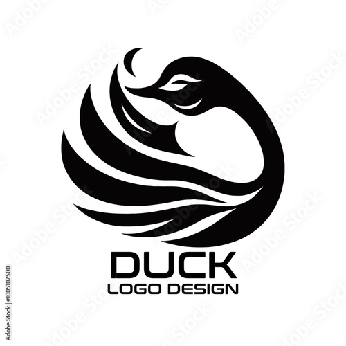 Duck Vector Logo Design photo