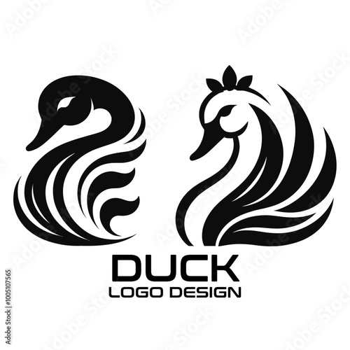 Duck Vector Logo Design