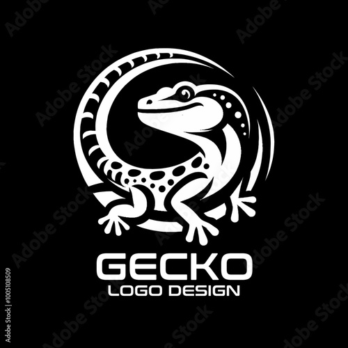 Gecko Vector Logo Design photo