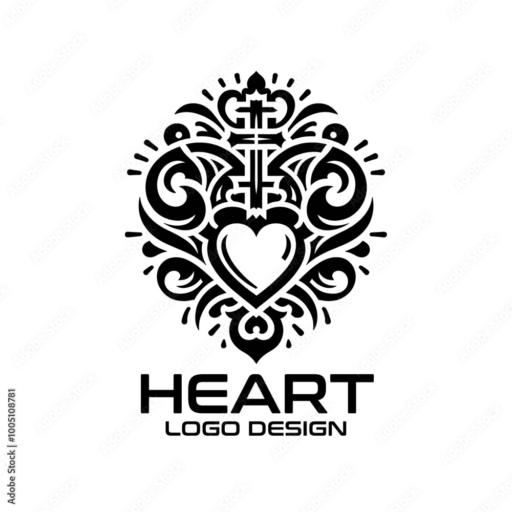 Heart Vector Logo Design Heart Vector Logo Design