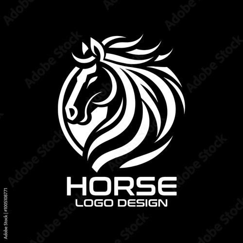 Horse Vector Logo Design