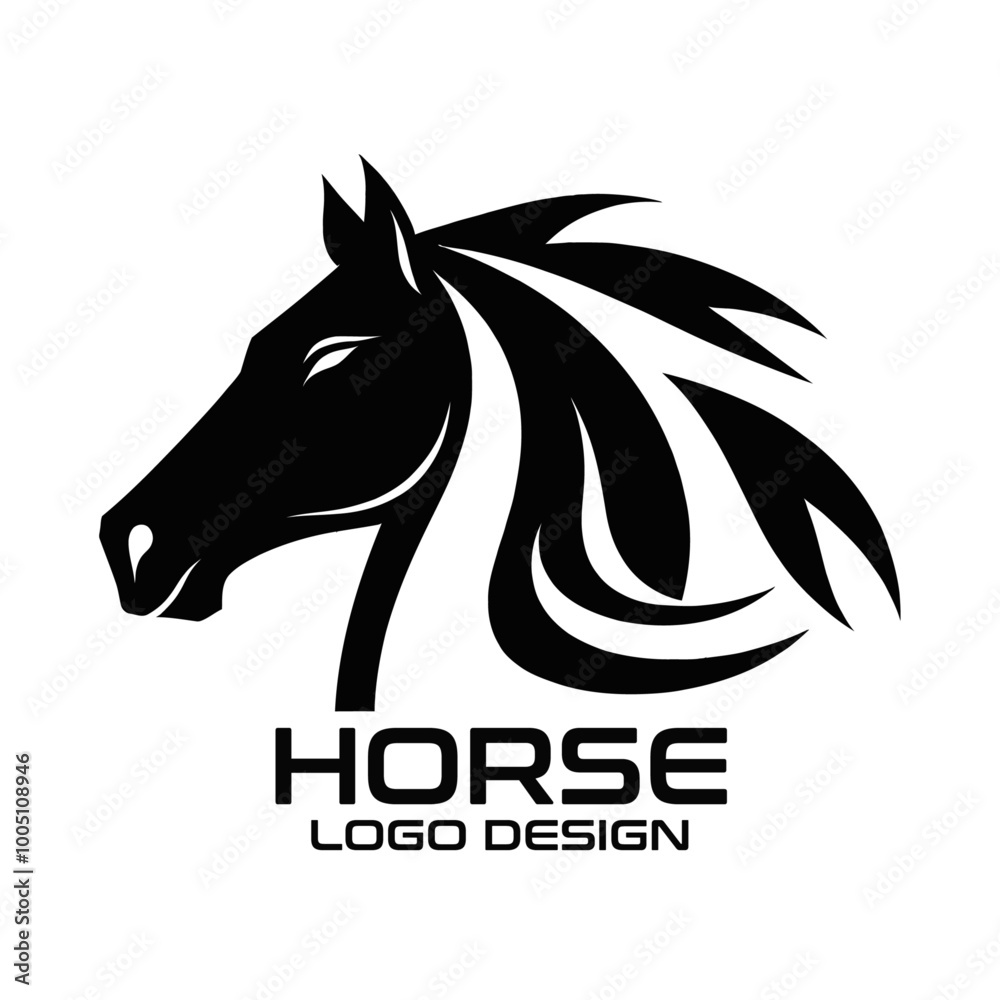 Fototapeta premium Horse Vector Logo Design