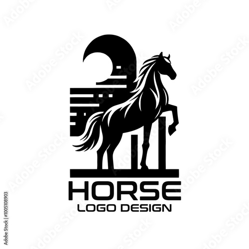 Horse Vector Logo Design