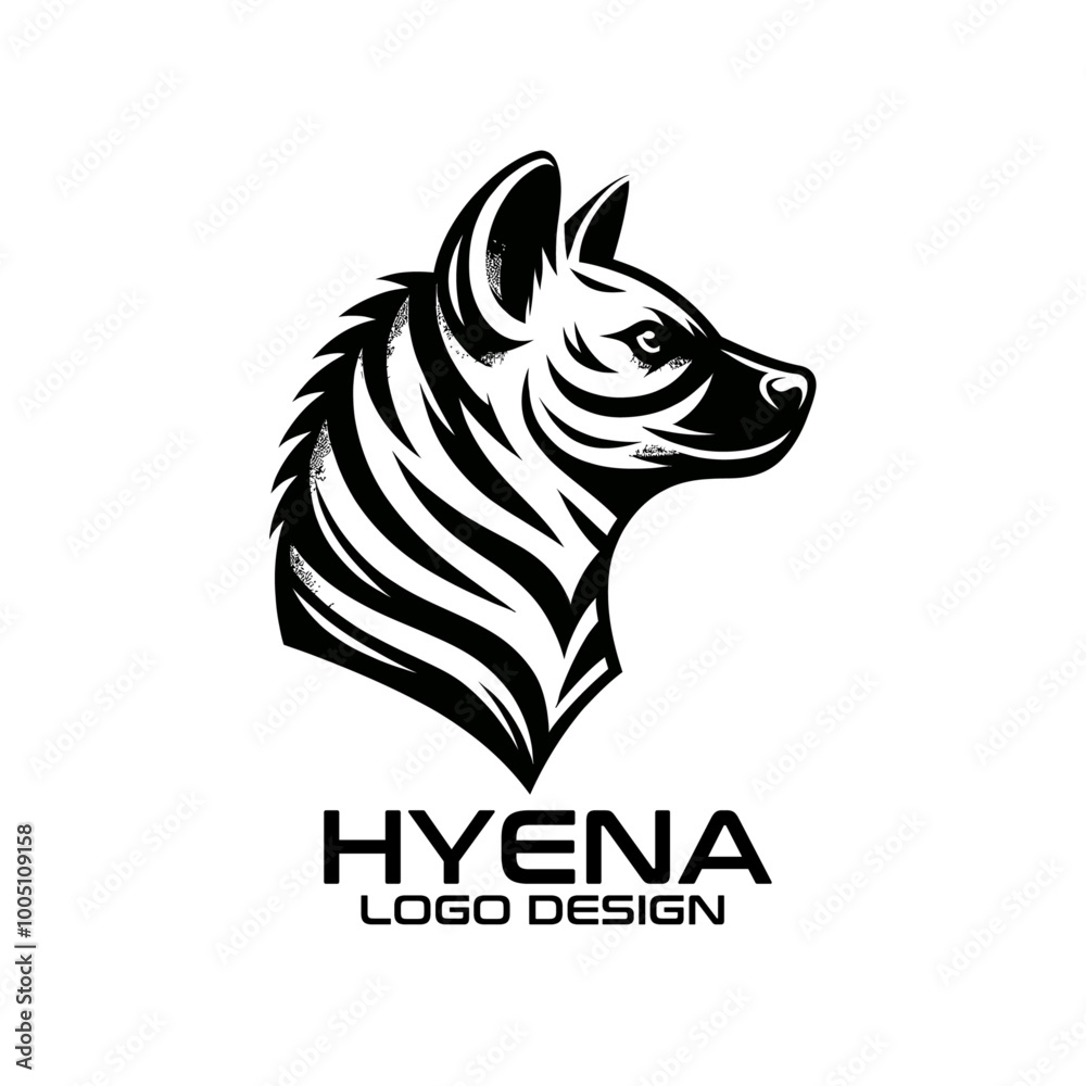 Hyena Vector Logo Design Hyena Vector Logo Design
