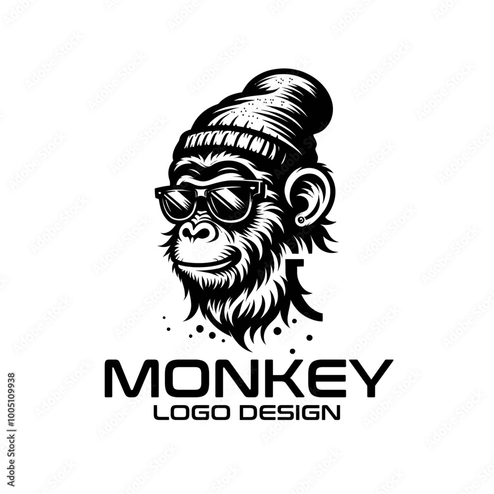 Monkey Vector Logo Design