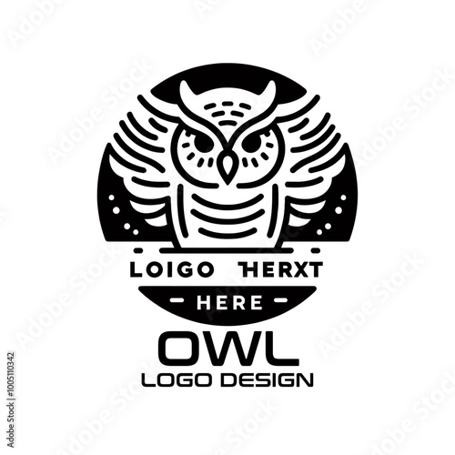 Owl Vector Logo Design photo