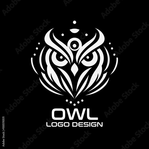 Owl Vector Logo Design photo