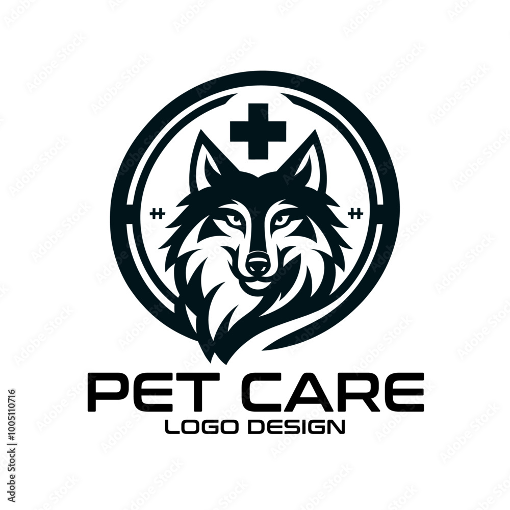 Pet Care Vector Logo Design