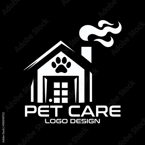 Pet Care Vector Logo Design