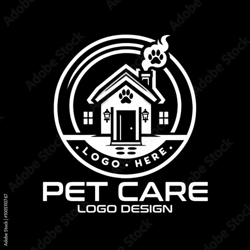 Pet Care Vector Logo Design