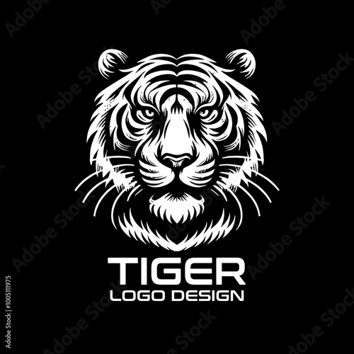 Tiger Vector Logo Design photo