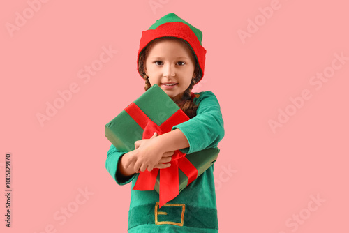 Cute little elf with Christ...