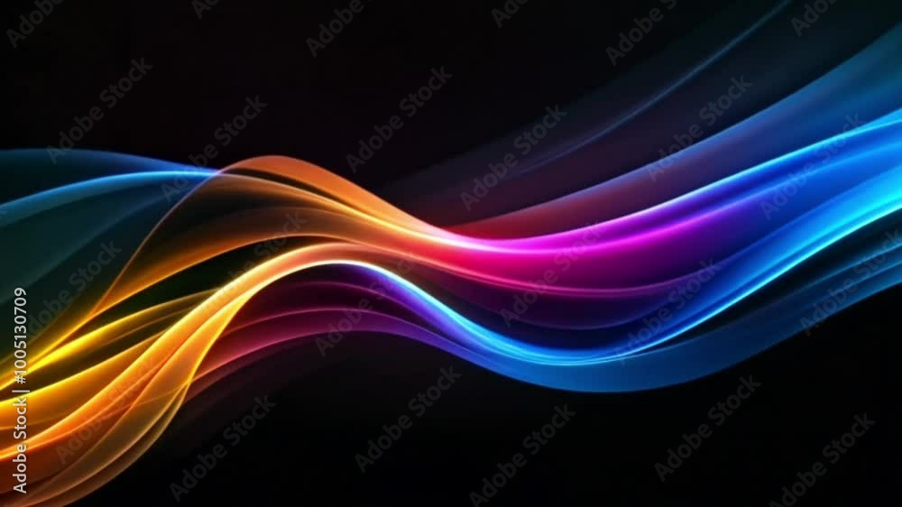 Animation data technology futuristic blue and pink wave abstract background. Animation data technology futuristic blue and pink wave abstract background.