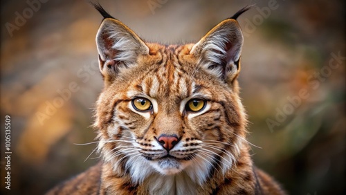 Frowning red Canadian bobcat with piercing gaze , wildlife, animal, bobcat, Canada, red, mammal, frown, expression, wild, predator