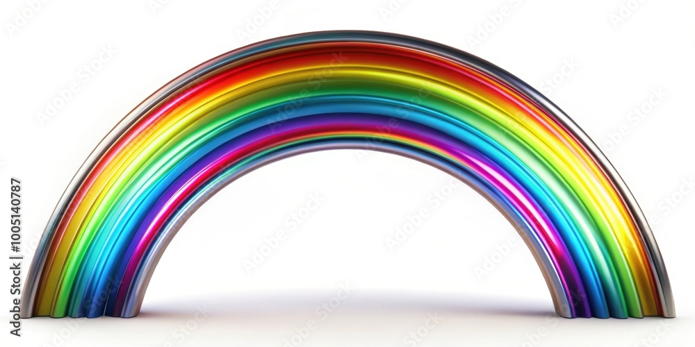 of rainbow chrome iridescent sweep, rainbow, chrome, iridescent,, abstract, design, colorful, prism, metallic, shiny