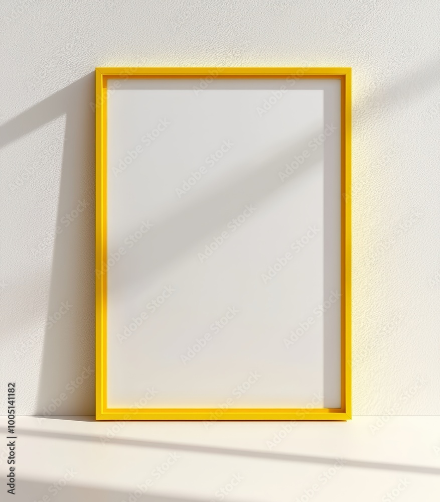 Empty yellow frame Empty yellow frame