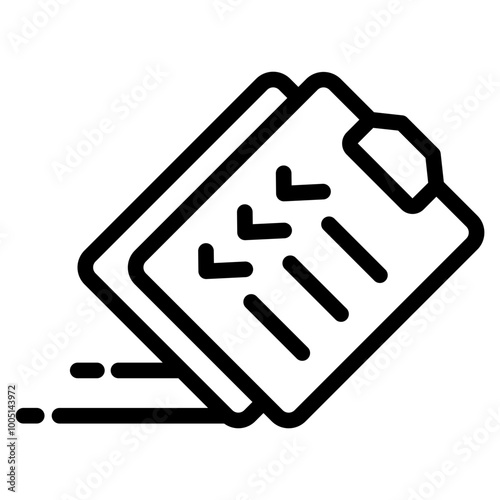 Checklist clipboard vector icon