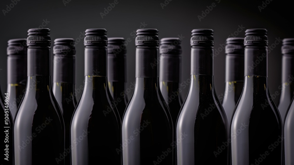 Grape wine bottles background Grape wine bottles background