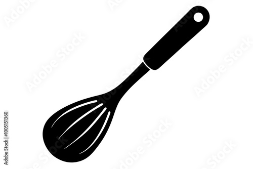 Kitchen utensil silhouette vector, Kitchen cutlery, utensil and cooking tools silhouette elements
