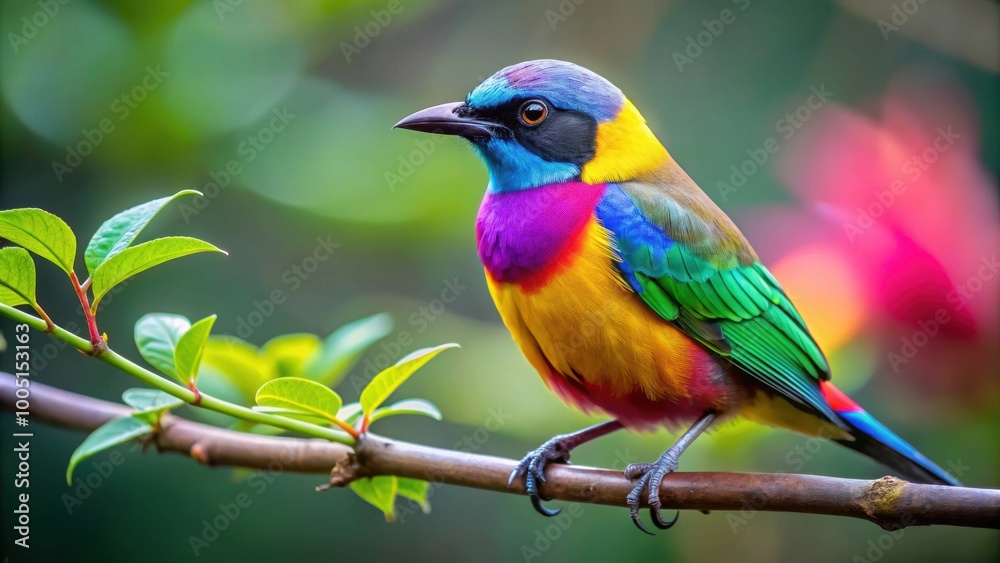 Colorful bird perched on a branch with a blurred background, bird, colorful, perched, branch, nature, wildlife, vibrant, feathers Colorful bird perched on a branch with a blurred background, bird, colorful, perched, branch, nature, wildlife, vibrant, feathers