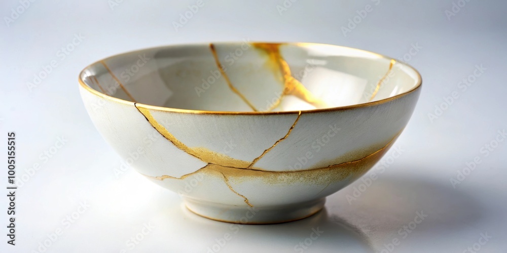 Bowl with golden ointment for pottery repair practice, kintsugi art, Golden, Ointment, Repair, Pottery, Kintsugi, Art Bowl with golden ointment for pottery repair practice, kintsugi art, Golden, Ointment, Repair, Pottery, Kintsugi, Art