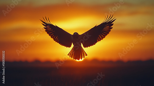 hawk, eagle, sky, sun, sunrise, sunset, flight, gold, Japanese pattern, Japan, tradition, typical, Japanese art, Japanese painting, ink painting, sumi-e, ukiyo-e, elegant, cool, landscape, wabi-sabi, 
