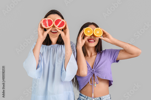 Beautiful young women with ...