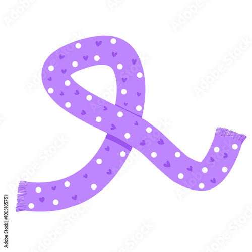 Purple Winter Decoration 