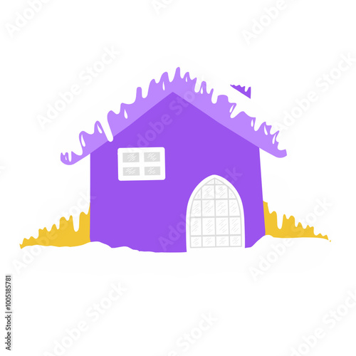 Purple Winter Decoration 