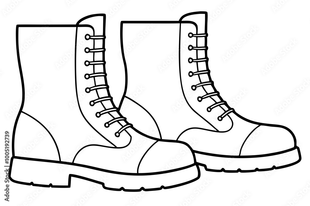 Combat Boot Vector, Army Boot Silhouette, Soldier Army Combat Boots Silhouette Vector
Combat Boot Vector, Army Boot Silhouette, Soldier Army Combat Boots Silhouette Vector