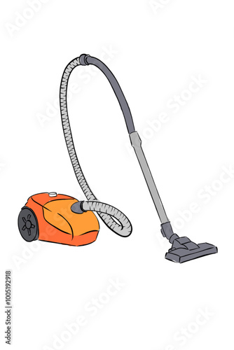 vacuum cleaner isolated on white background
