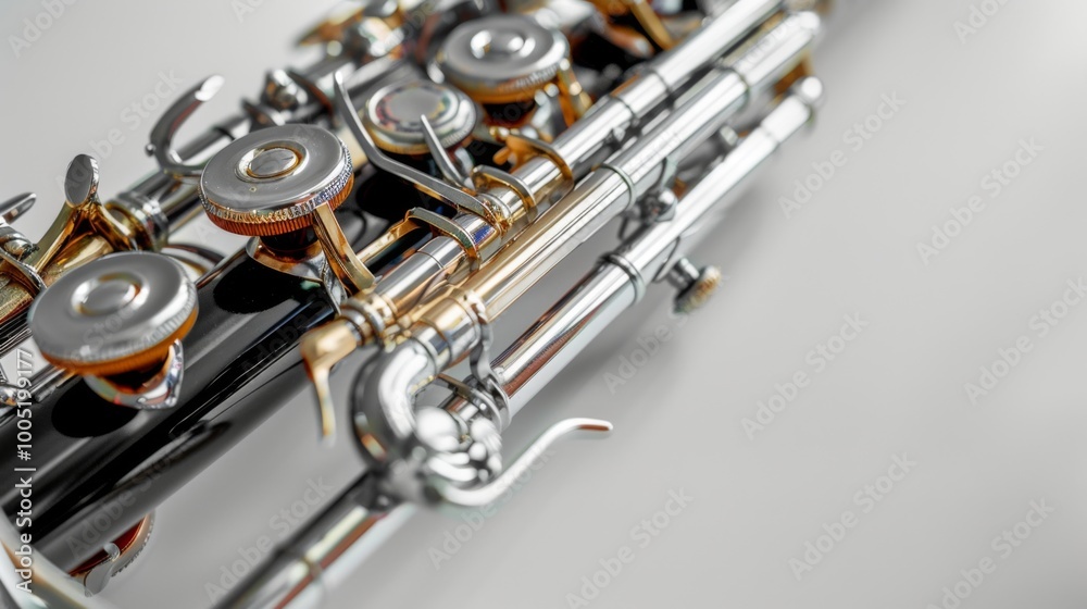 Fototapeta premium Close-up of a Horn with Clean Background