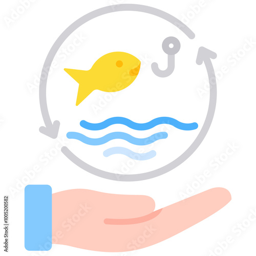 Sustainable Fishing Icon