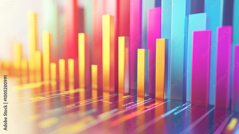Colorful Data Visualization with Growing Bar Graphs Colorful Data Visualization with Growing Bar Graphs