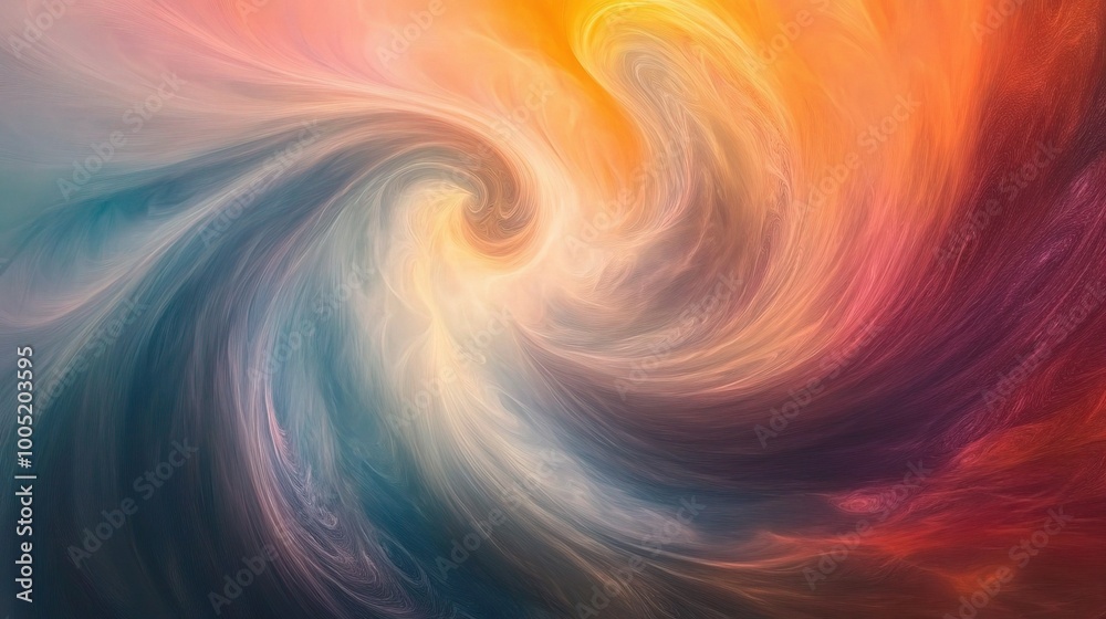 Vibrant Swirls of Colorful Abstract Art Vibrant Swirls of Colorful Abstract Art