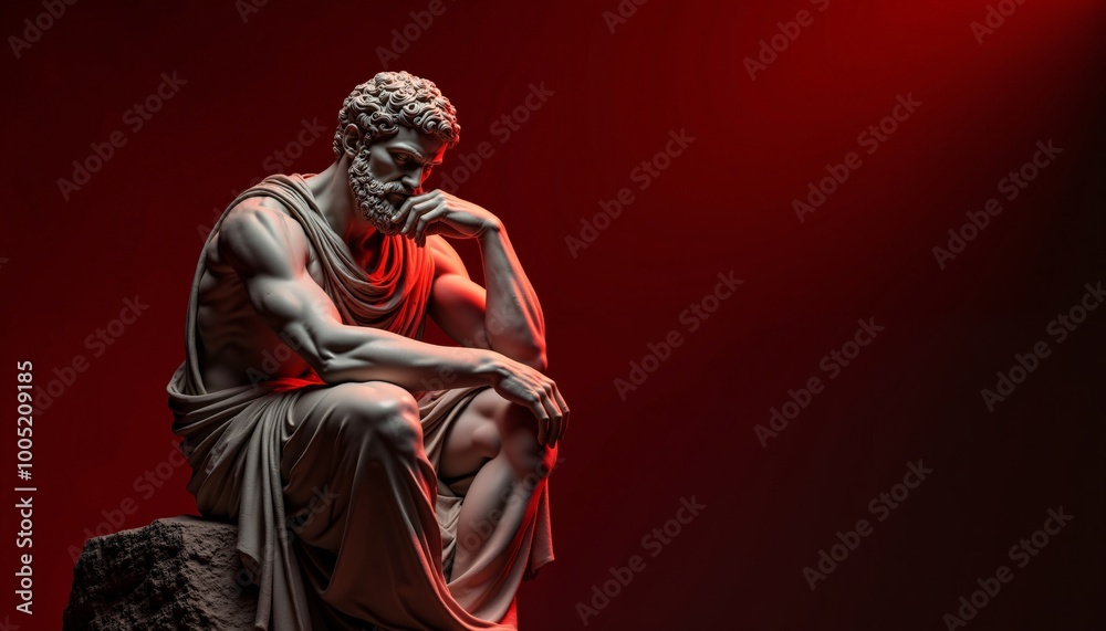 Stoic Statue, Roman And Greek Stoics And Stoicism Motivational And Inspirational Quotes